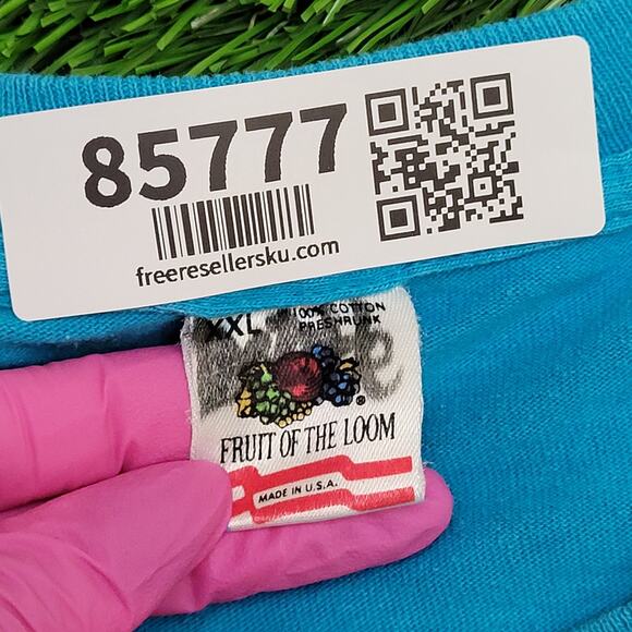 Vintage 90s The-Theater Company Shirt 2XL 25x28 Fruit-of-The-Loom - Picture 5 of 15